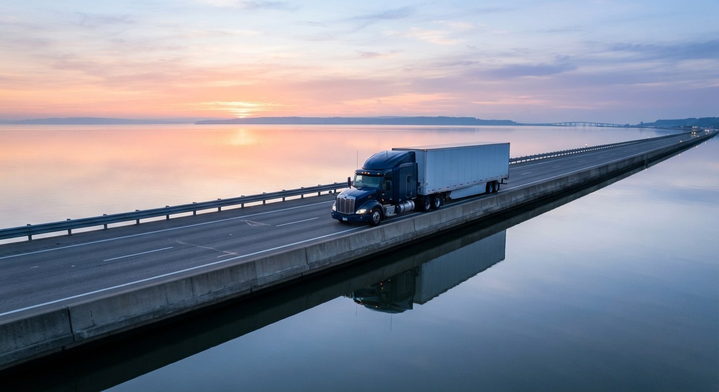 IMT NATIONWIDE DELIVERY LLC tractor and dry van trailer